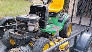 Lawn mower repair and flip