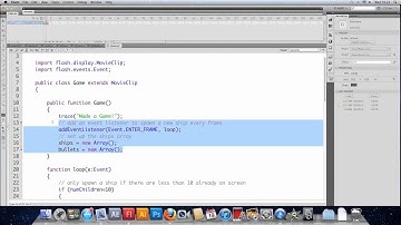 Game Development in AS3 Part 11 - Font Management and a Menu