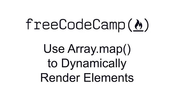 Use Array.map() to Dynamically Render Elements - React - Free Code Camp