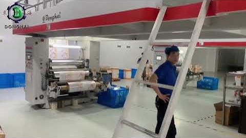 GF-K Solventbased dry laminating machine running in client