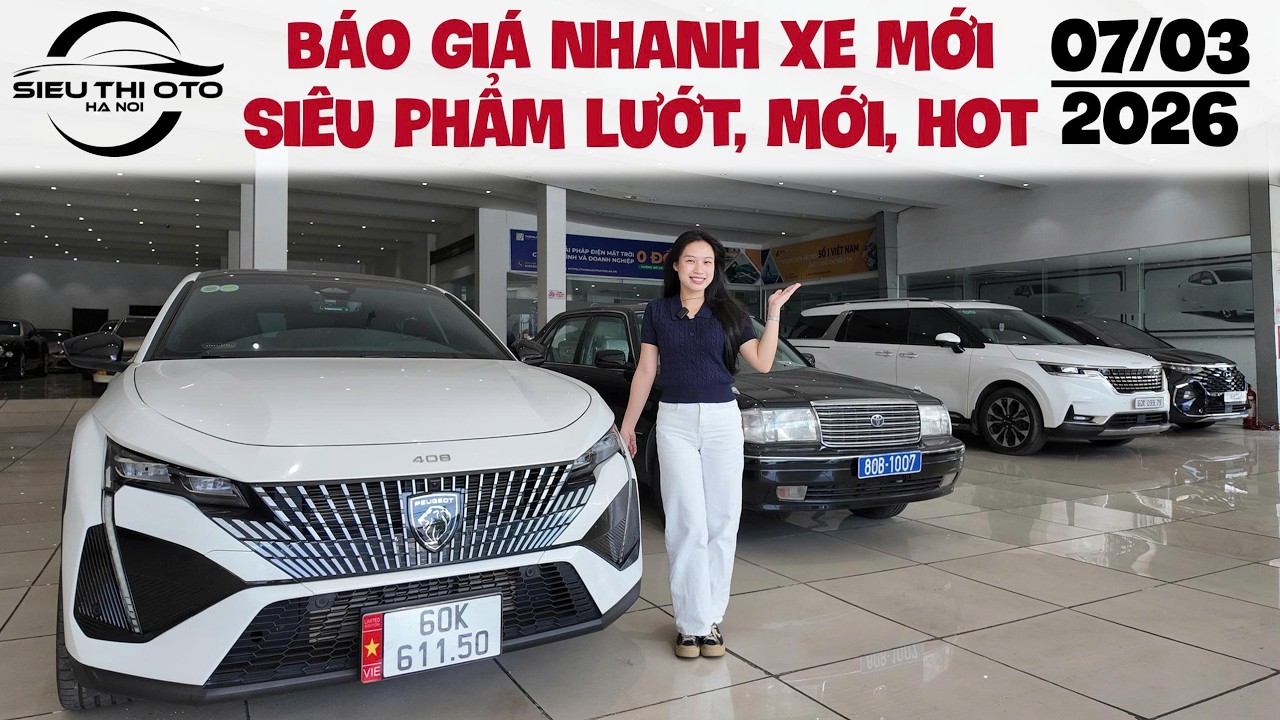 BÁO GIÁ NHANH XE MỚI - SIÊU PHẨM LƯỚT, MỚI, HOT