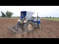 Tractor swaraj cultivation in field work  swaraj 843xm tractors