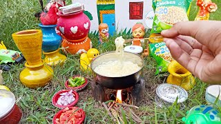 Miniature Chicken Maggi Masala | Mini Meggi Recipe | Mini Cooking | Tiny Cooking | Mini Food Cooking