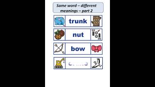 same word different meaning part 2#vocabulary #shorts