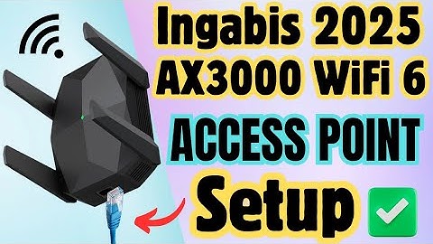 How to setup INGABIS Extender In ACCESS POINT Mode? Quick & Easy Guide