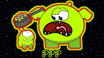 10 Om Nom & Nibble Nom "Epic Growing" Sound Variations in 44 seconds