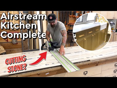 DIY Affordable Kitchen Countertops || Airstream Build Out