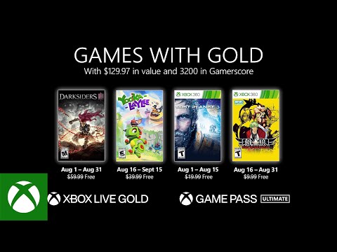 Games With Gold август: эти 4 игры получат на Xbox бесплатно Gold-подписчики: с сайта NEWXBOXONE.RU