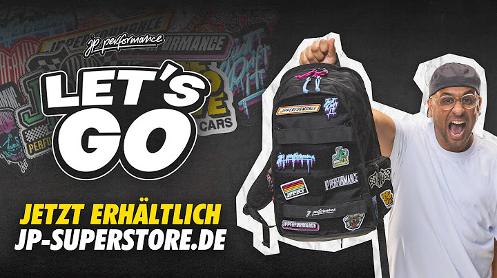 JP Performance - EUER "LETS GO" BACKPACK! + Patches wie IHR sie wollt!