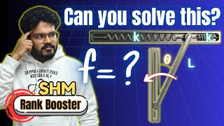 Frequency of Small Oscillations: Slot &amp; Spring Challenge | SHM Mastery #jee #physics 