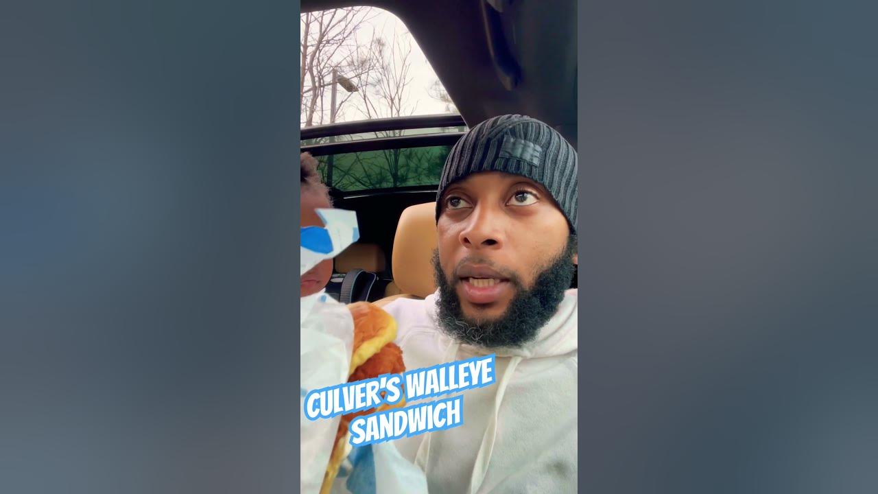 Culver s walleye fish sandwich review culvers fishsandwich walleye