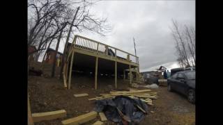 Pigeon Forge Adds Hillside Deck to Deluxe Cabins FAST!