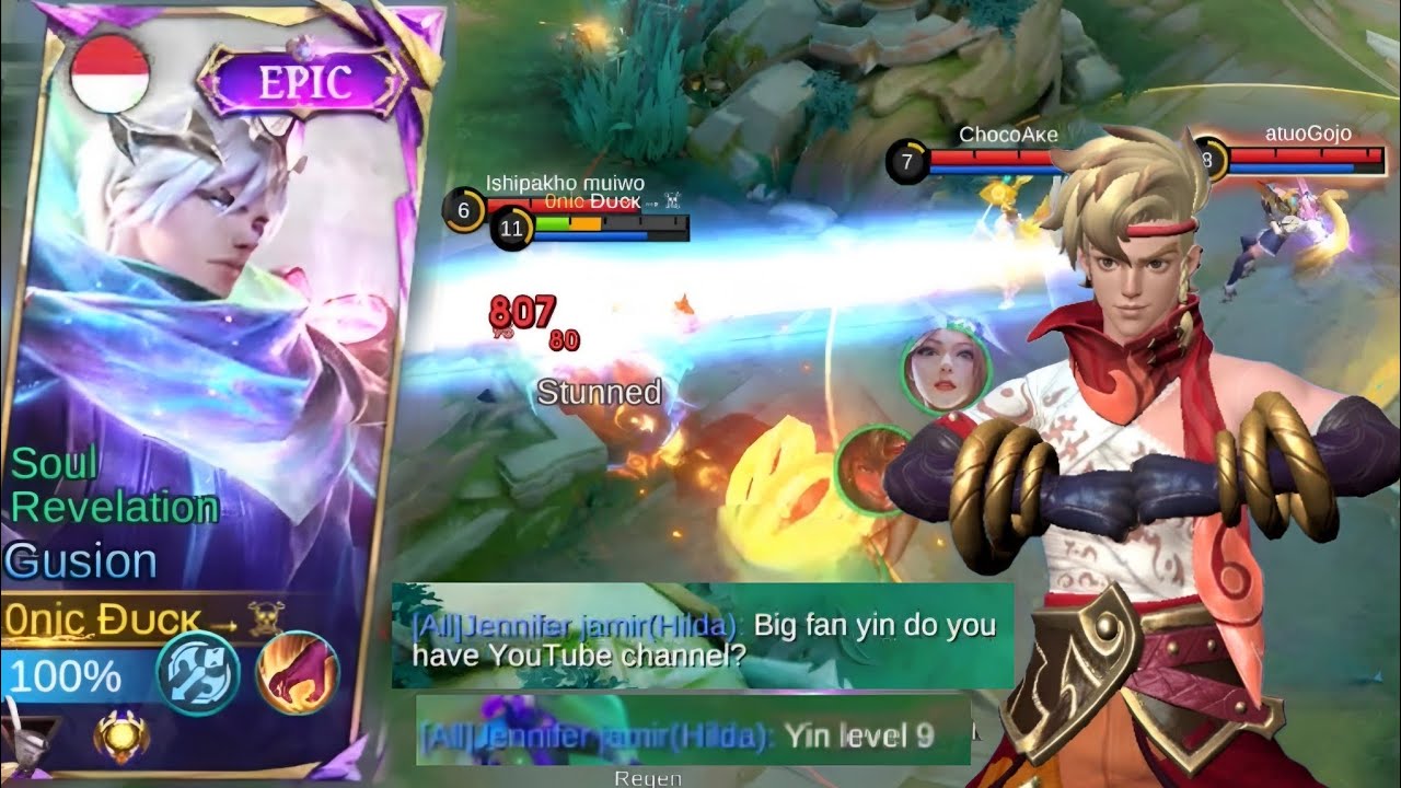 Yin vs Gusion(- More like Yin vs Respawn)