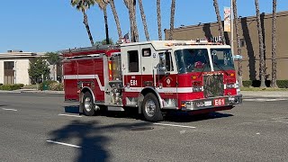 Buena Park Fire Department/OCFA Engine #61. 3/12/26.