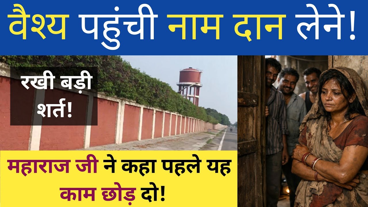 वैश्य पहुंची नाम दान लेने! महाराज जी ने कहा पहले यह काम छोड़ दो! रखी बड़ी शर्त Radha Soami sakhiya 
