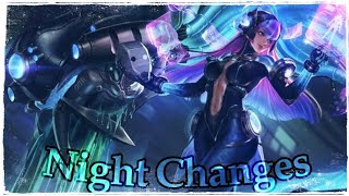 Night changes 💜 | Selena edit | Free preset | Mlbb