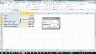 Excel - Zielwertsuche - Einfache Formeln auf das gewünschte Ergebnis bringen