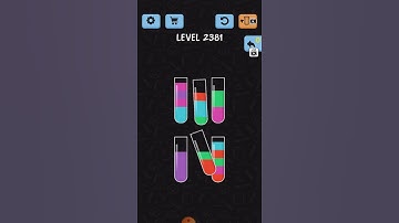 water color sort level 2381 @beautyoflife13