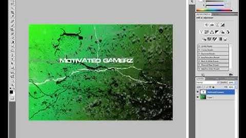 PhotoShop CS4 Tutorial - Creating a Background