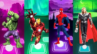 Marvel Venom Cartoon 🆚 Ironman 🆚 Spiderman 🆚 Hulk💥💫 Who Is Stronger 💪⁉️