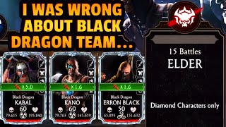 MK Mobile. I Tried Black Dragon Team in Survivor And It BLEW MY MIND!