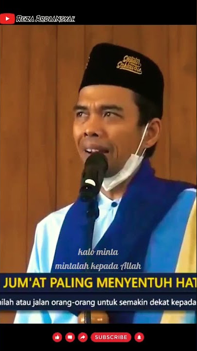 Nasihat yang paling menyentuh hati | Ustadz Abdul Somad