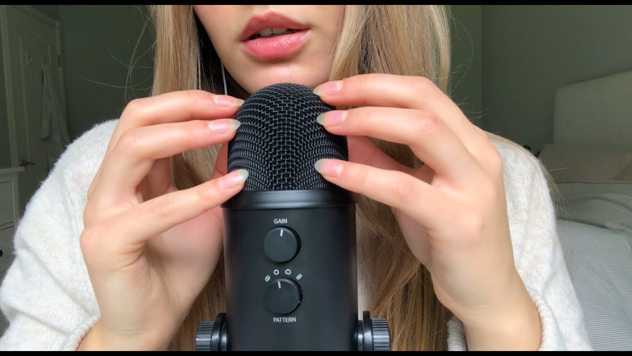 ASMR bare mic scratching & tapping with m0uth sounds - YouTube
