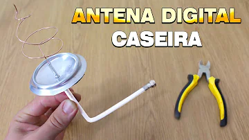 Como fazer uma antena digital com uma latinha?