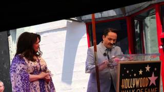 Melissa McCarthy Hollywood Walk of Fame  with Ben Falcone