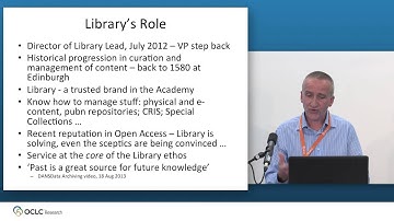 John Scally: Research Data Management in the Library