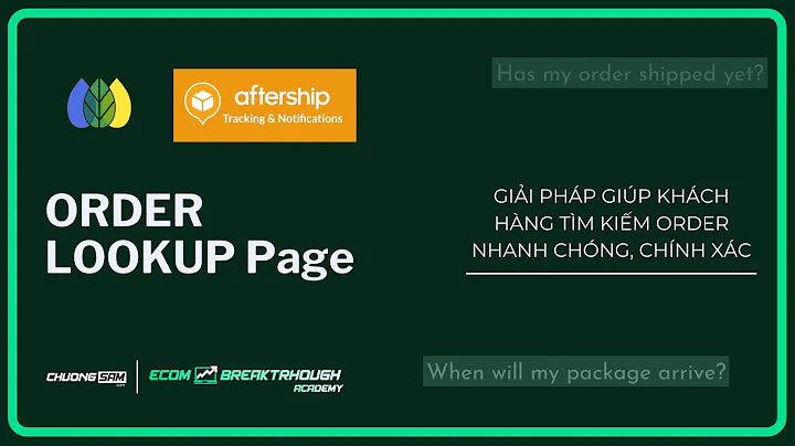 Tạo Order Look Up chuyên nghiệp với Order Lookup Page