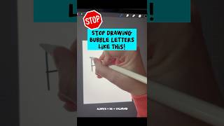 Make a Bubble Letters Brush! #procreatebrush #procreatetips #procreatetutorial #procreatetutorials