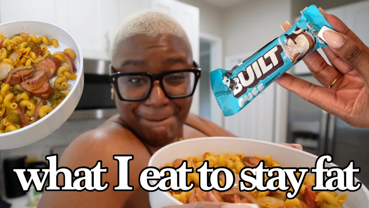 WHAT I EAT IN A DAY TO STAY FAT 😁😁😁 // STRUGGLE COOKING + MUKBANG + ASMR VIBES 🤣