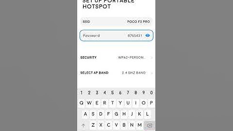 How to Set Hotspot Password in poco x3 pro  me hotspot ka password kaise dekhe change karen