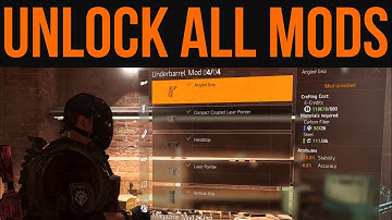 How to get the Best Mods in The Division 2: Where to get All Weapon and Mod Blueprints