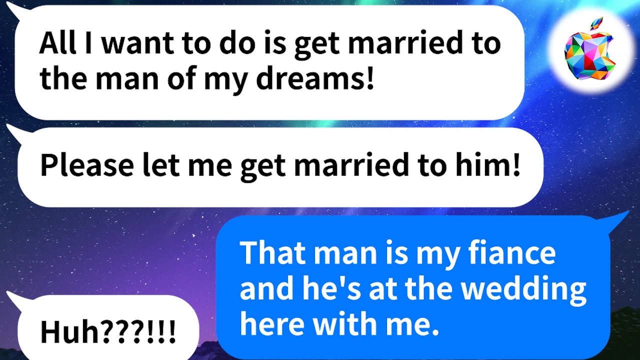 【Apple】A woman believes my fiance is fated to marry her Imagine her surprise when it turns out