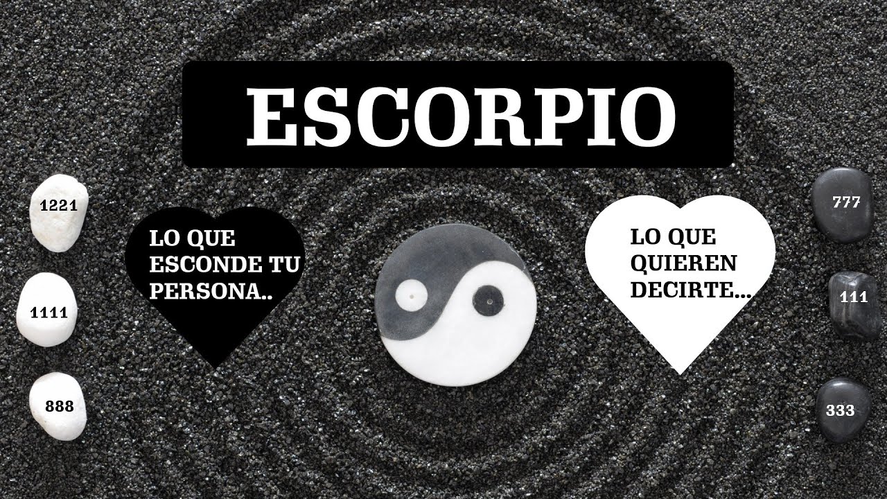 Escorpio ♏ Que es lo que te estan Escondiendo 👀 #Escorpio #Horoscopo # ...