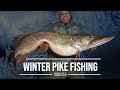 Winter fishing for pike  using the new targetlock  megalive on a tiller