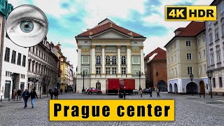 Prague walking tour through the streets of Old Town 🇨🇿 Czech Republic 4k HDR ASMR