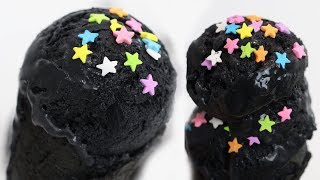 how to make black charcoal ice cream recipe