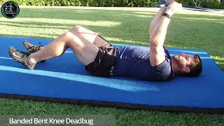 Paramount Athletic Performance | Exercise Demonstration - Banded Bent Knee Deadbug