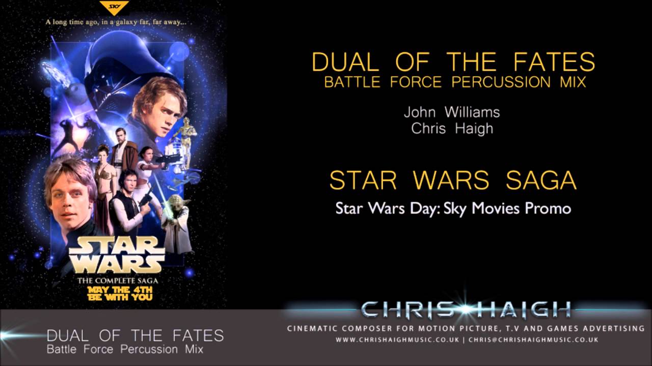 Duel Of The Fates John Williams And Chris Haigh Custom Percussion Mix