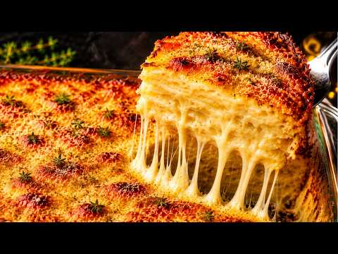 Crispy Layered Potato Cheese Casserole | No Soggy Potatoes