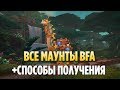 ВСЕ МАУНТЫ БИТВЫ ЗА АЗЕРОТ + СПОСОБЫ ИХ ПОЛУЧЕНИЯ