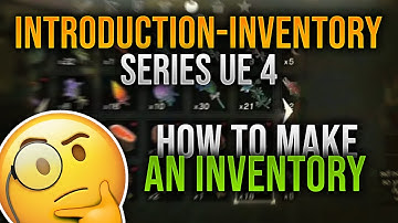 Series Introduction Inventory System #1  The Interface (UE 4)