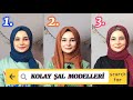 ŞAL BAĞLAMA MODELLERİ // 3 FARKLI STİL // Çok Kolay