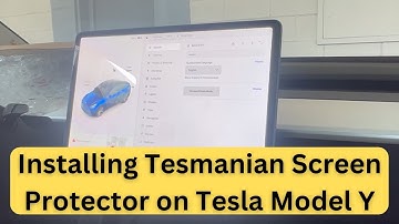 Installing Tesmanian Screen Protector on My Tesla Model Y Touchscreen