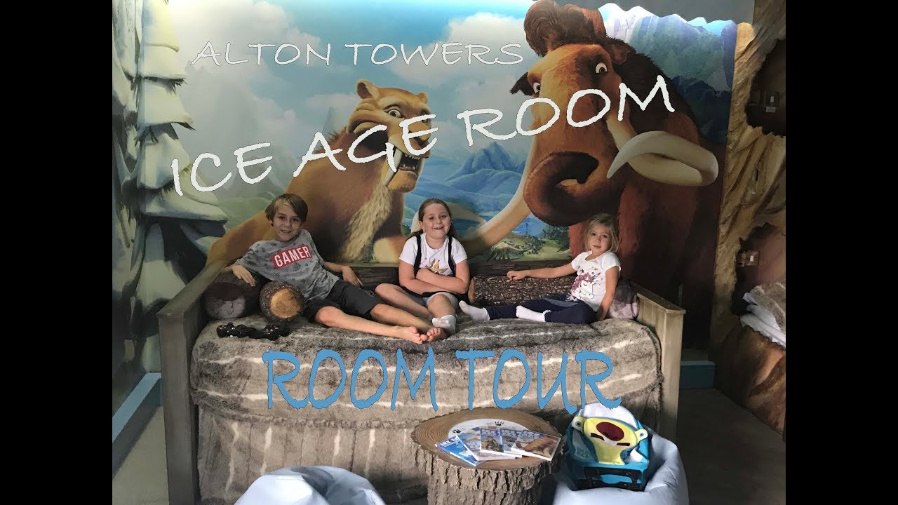 Room Tour at Alton Towers Splash Landings Hotel in the Ice Age Suite