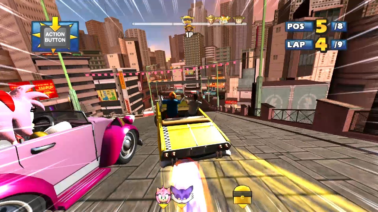 BD JOE Rokkaku Hill 9 Laps Expert (Request) Sonic & Sega All-Stars Racing