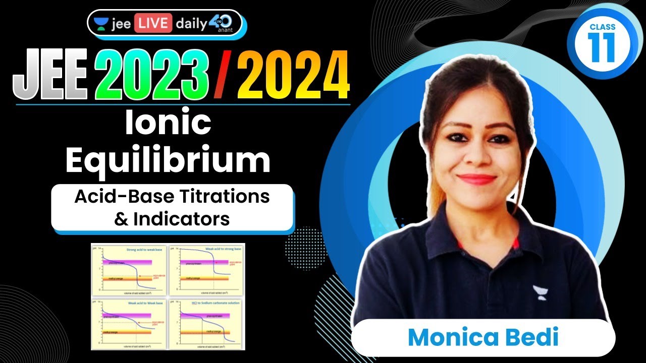 Ionic Equilibrium L6 AcidBase Titrations & Indicators jee2024 